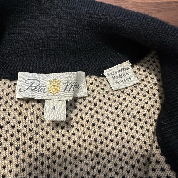 Peter millar 3/4 zip sweater EUC extra fine Italian merino wool - Picture 12 of 14